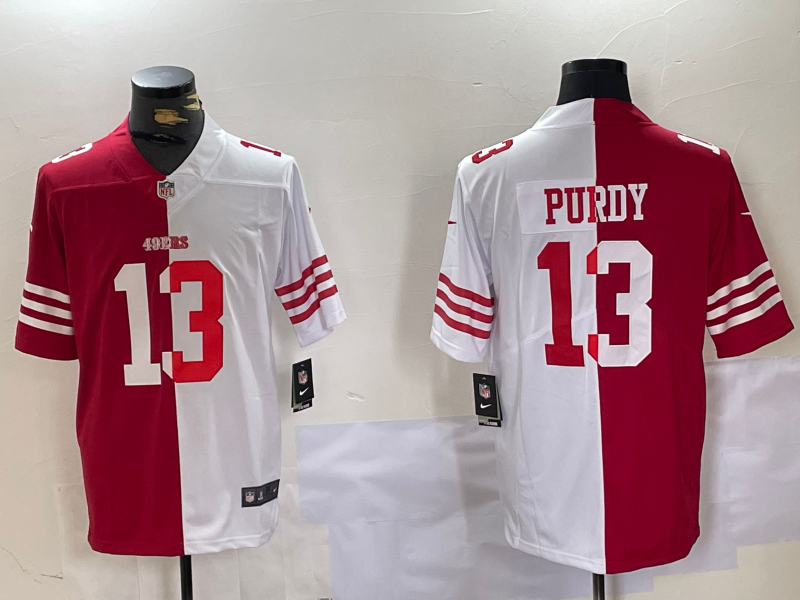 Men San Francisco 49ers #13 Purdy red 2025 Nike Limited NFL Jersey style 1